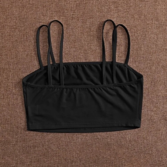 NWT Shein Double Strap Crop Cami Top S - Picture 3 of 8